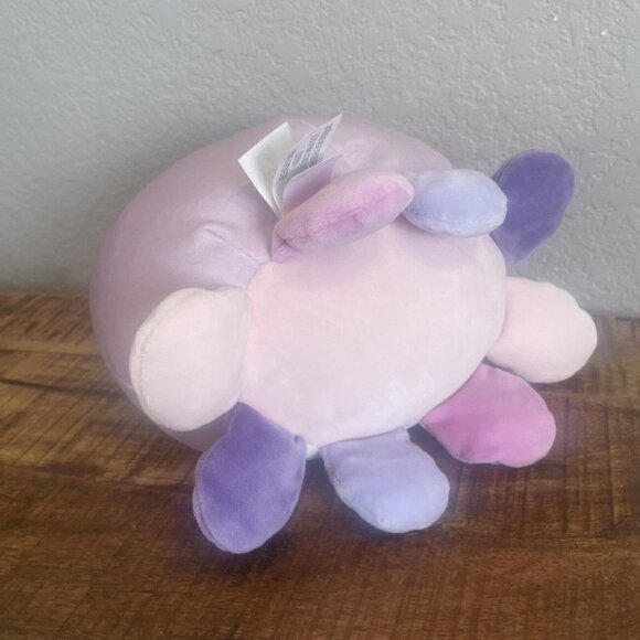 Squishmallow 8" Violet Octopus with Flower Purple Plush Kellytoy - Picture 7 of 9